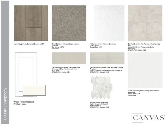 a living room with furniture kitchen and a potted plant