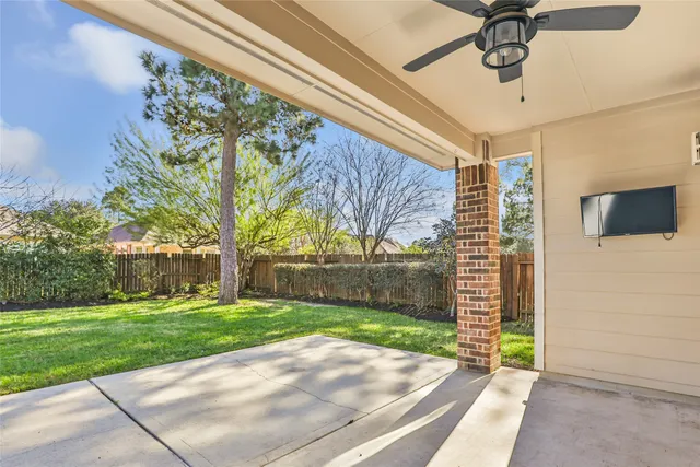 a view of a backyard with a garden
