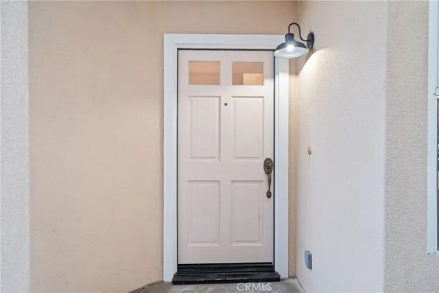 a view of front door of a house