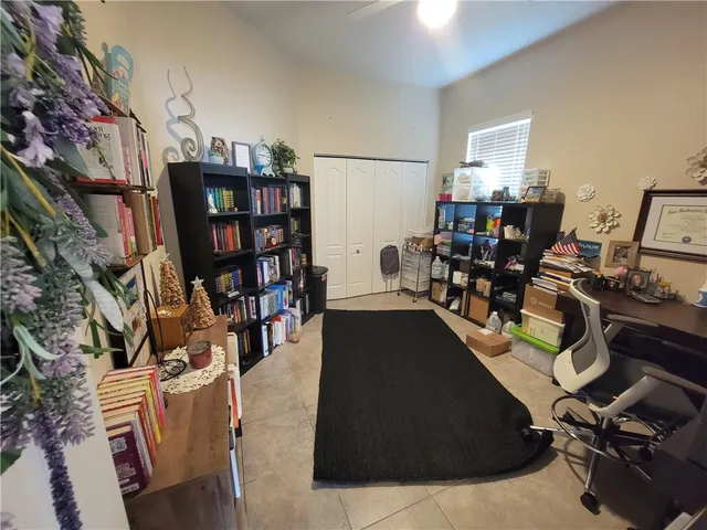 a view of hallway with stairs