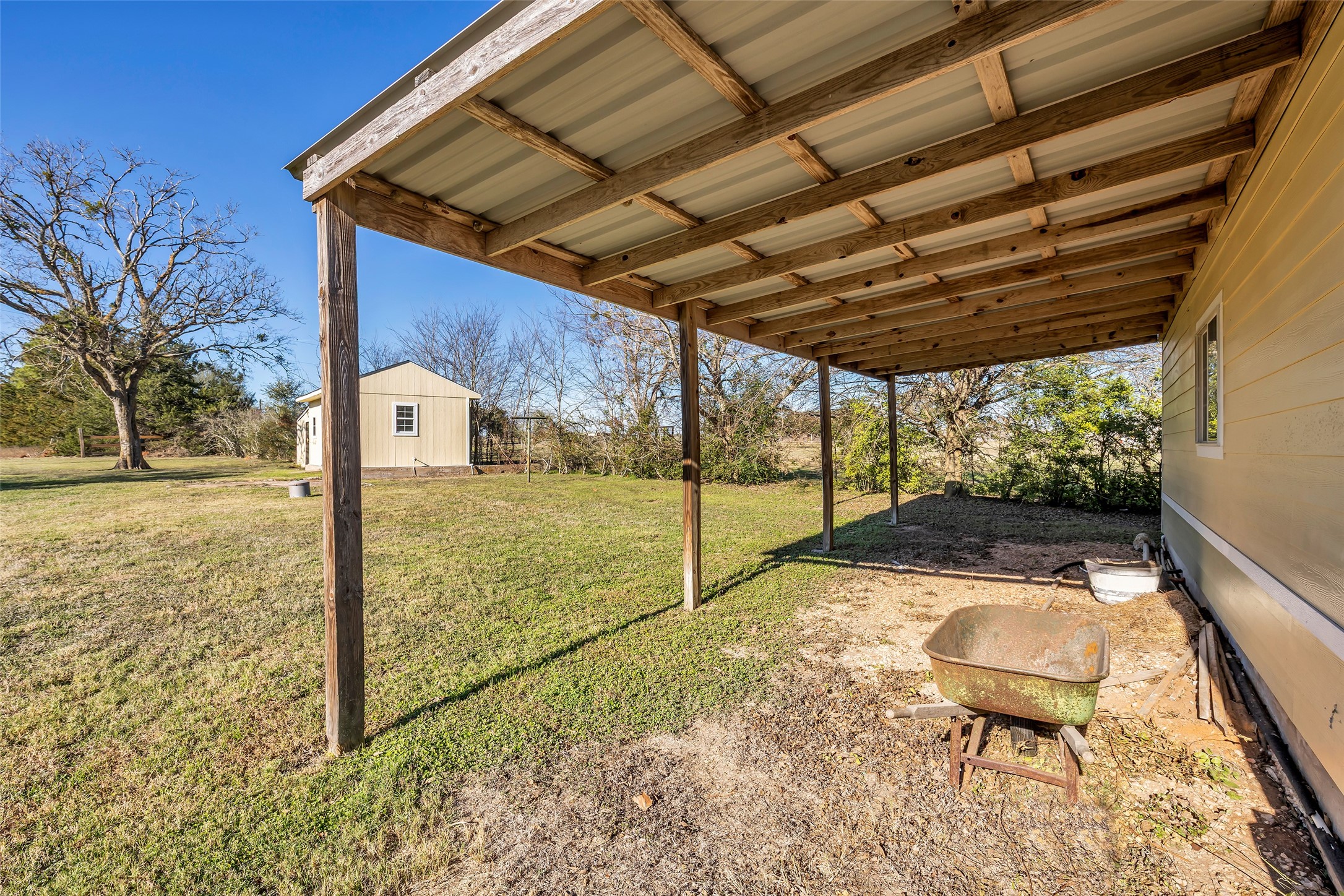 1075 Harrisburg Road Brenham, TX 77833 - Photo 41 of 48 Outdoor covered utility storage