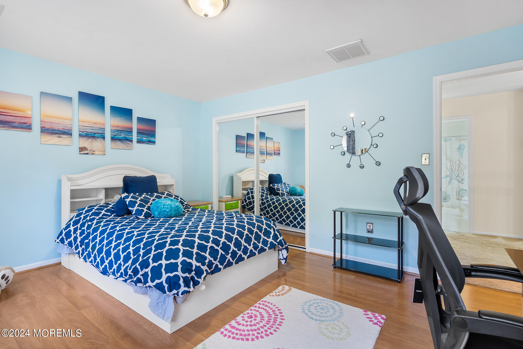 276 Nottingham Road Morganville, NJ 07751 - Photo 29 of 55 a bedroom with a bed window and a dresser in it