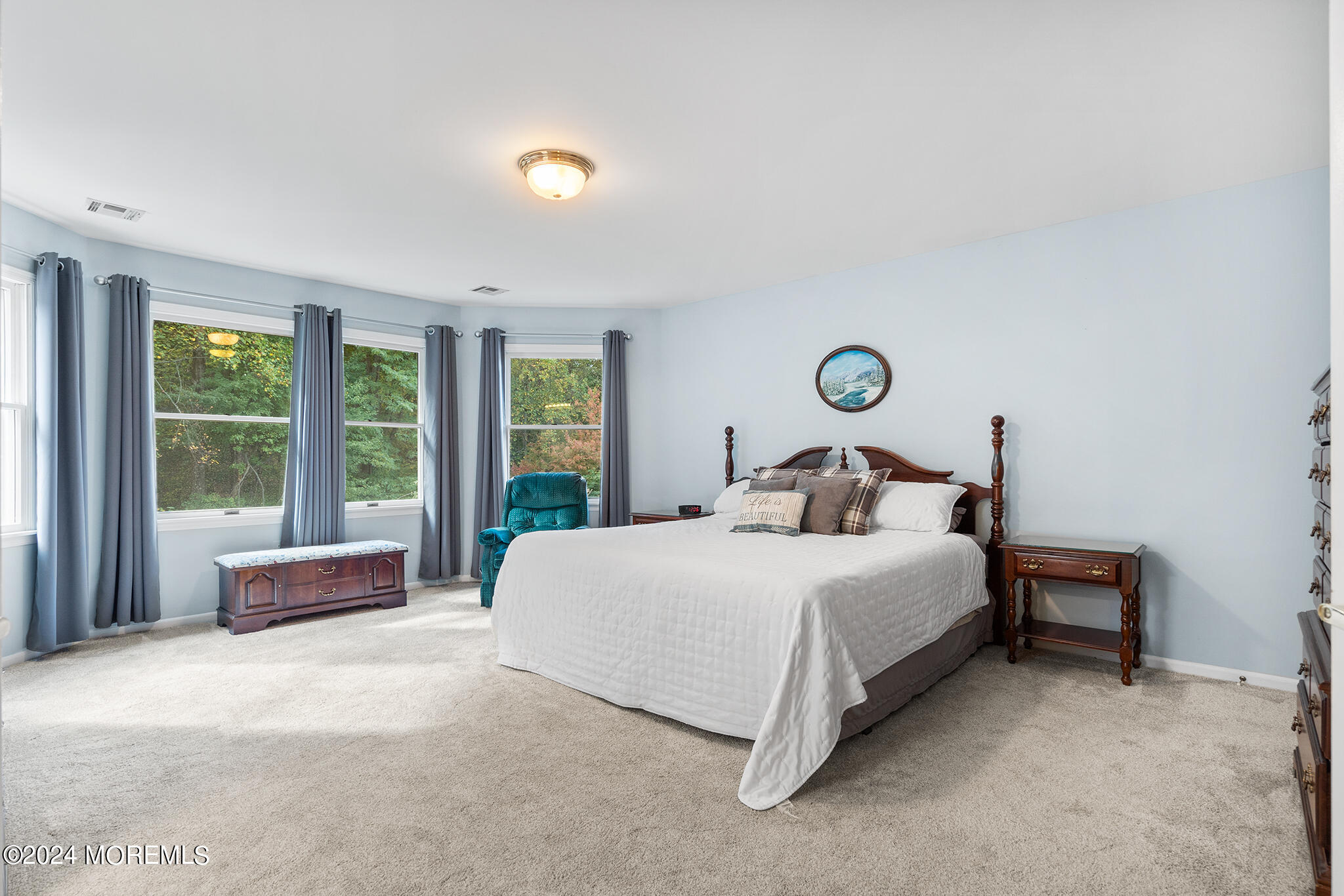 276 Nottingham Road Morganville, NJ 07751 - Photo 34 of 55 a bedroom with a bed and a large window