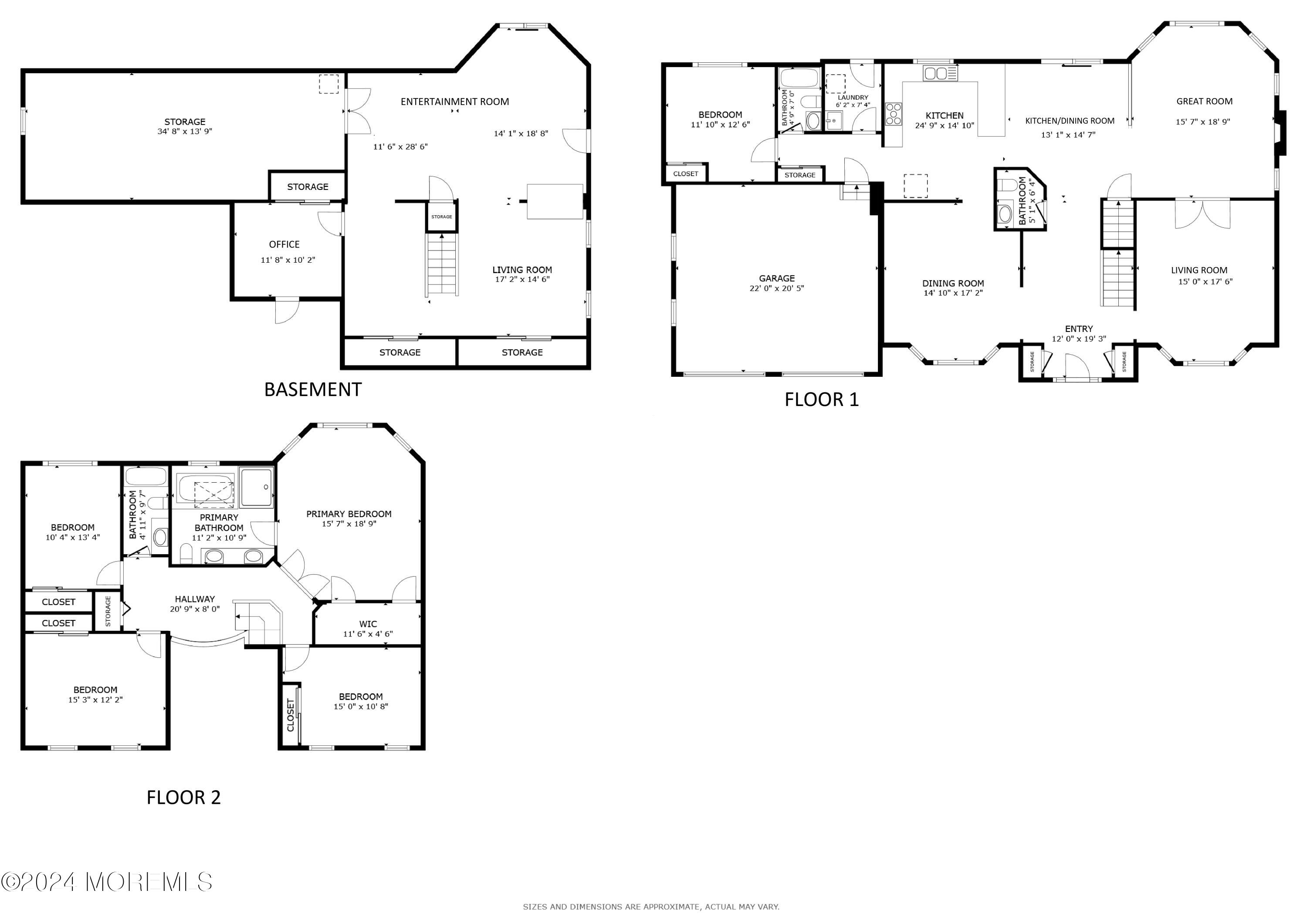 276 Nottingham Road Morganville, NJ 07751 - Photo 55 of 55 276 Nottingham Floor Plan_page-0001