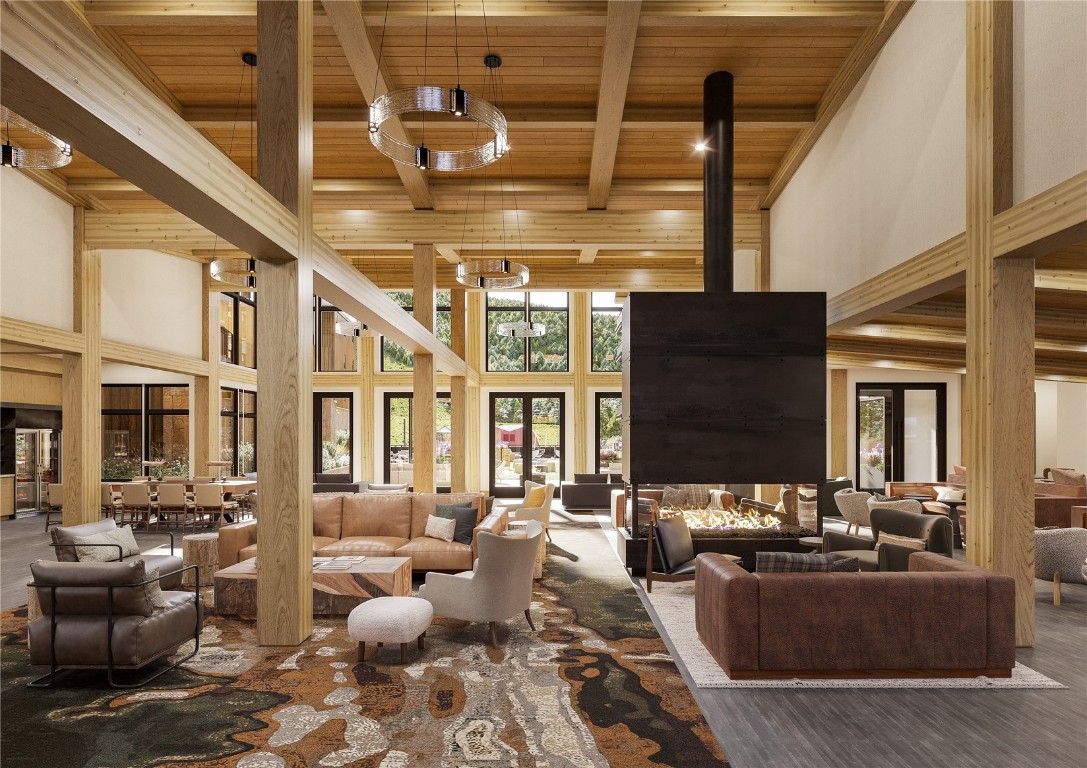 75 Hunki Dori Court, Unit W113 Keystone, CO 80435 - Photo 28 of 50 a living room with furniture and a flat screen tv