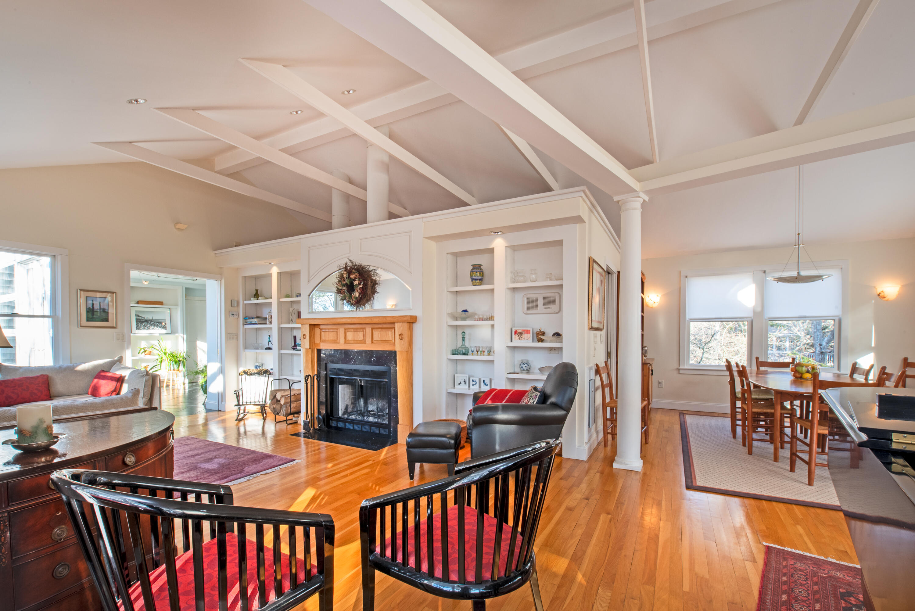 80 Shurtleff Road Eastham, MA 02642 - Photo 21 of 34 a view of a dining room with furniture window and wooden floor