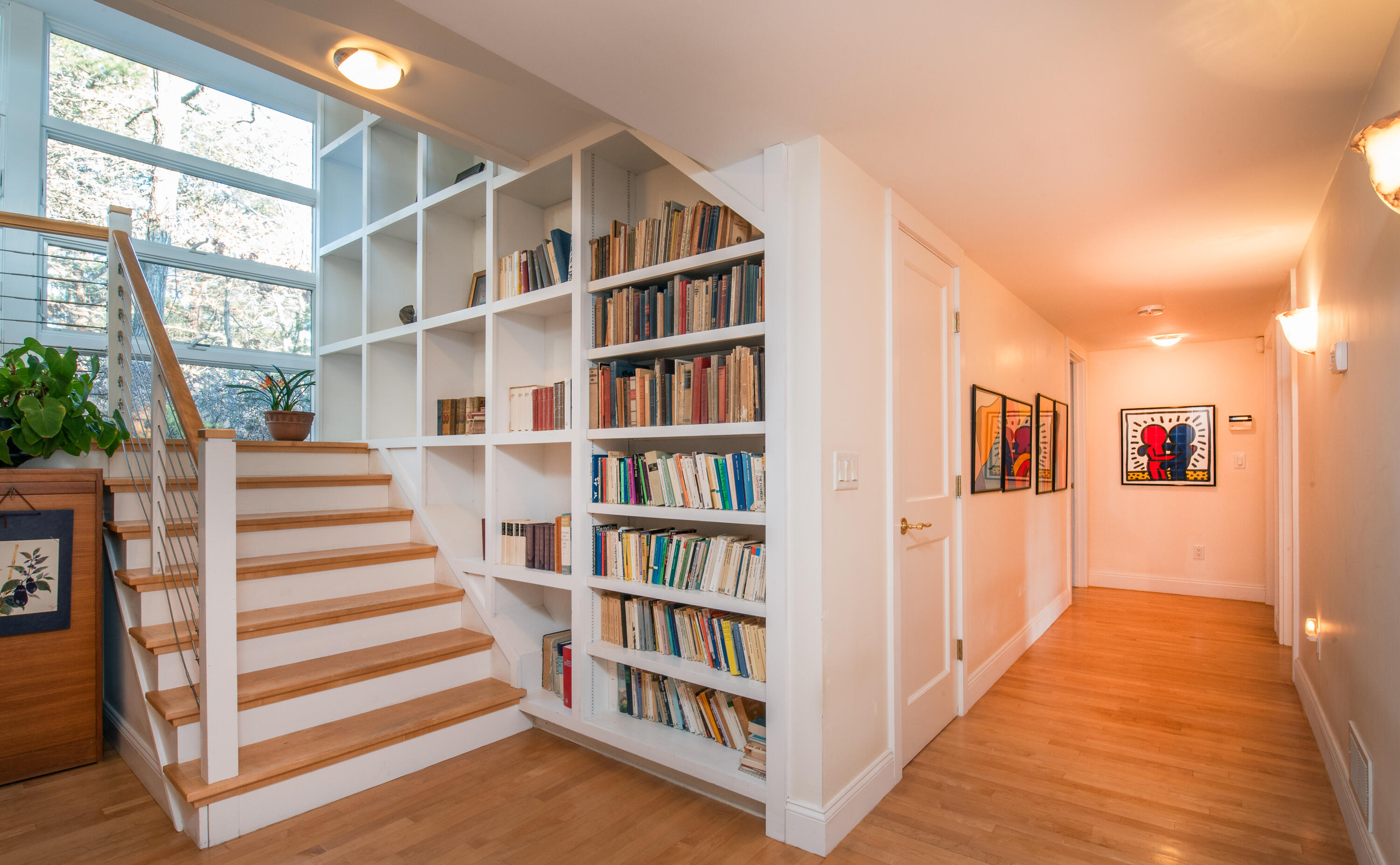 80 Shurtleff Road Eastham, MA 02642 - Photo 24 of 34 a view of room with stairs and wooden floor
