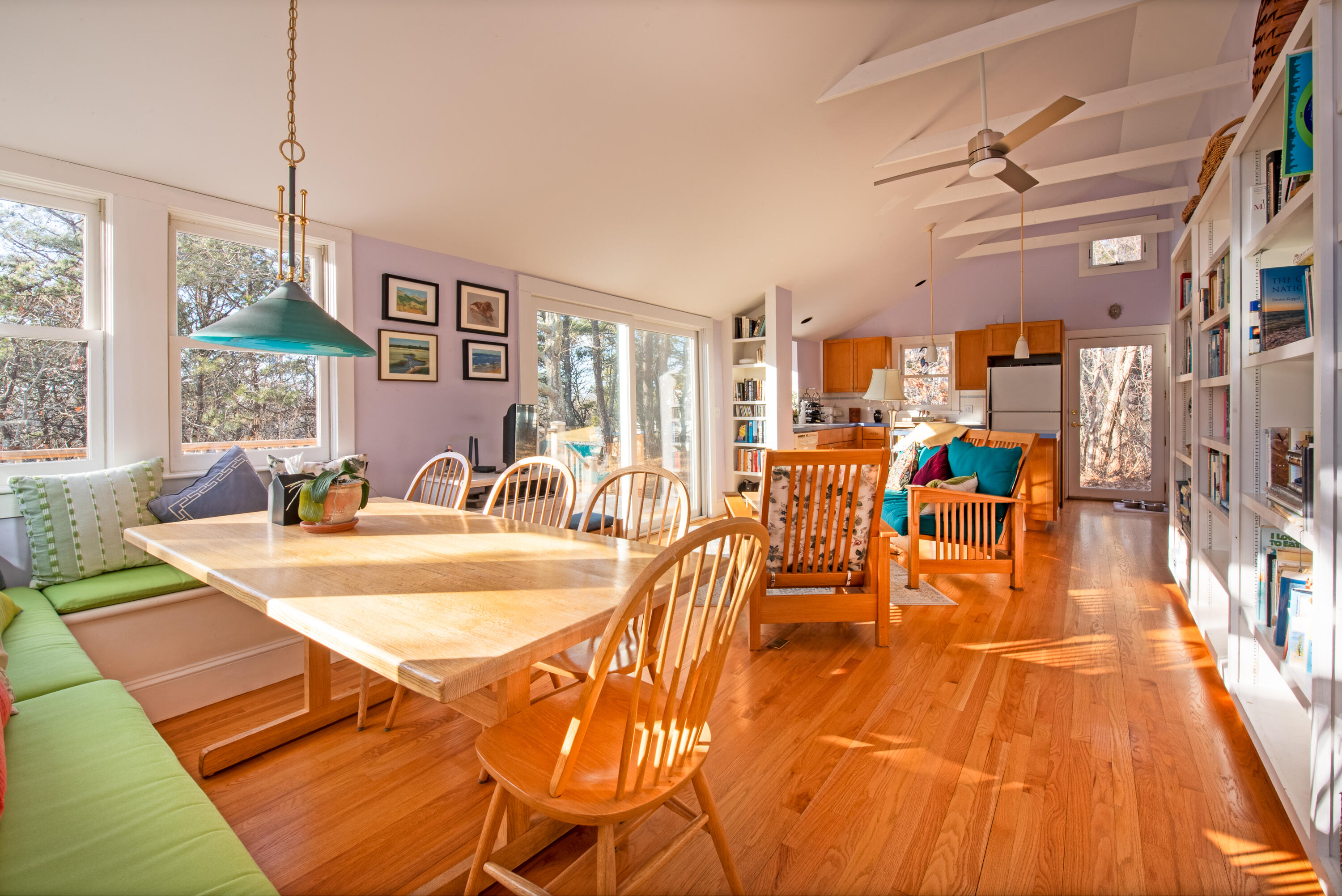80 Shurtleff Road Eastham, MA 02642 - Photo 10 of 34 a view of a dining room with furniture and a table