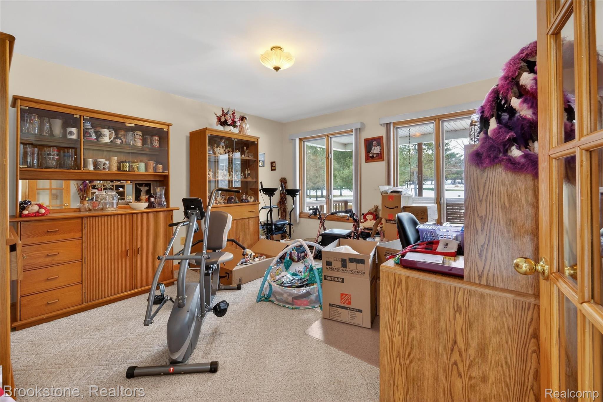 5163 Country Squire Road Dryden, MI 48428 - Photo 45 of 64 Workout room featuring carpet