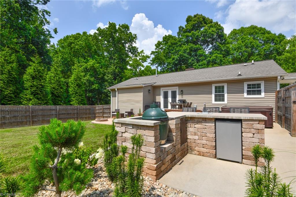 7317 Goodwill Church Road Oak Ridge, NC 27310 - Photo 9 of 39 Outdoor grilling/serving area
