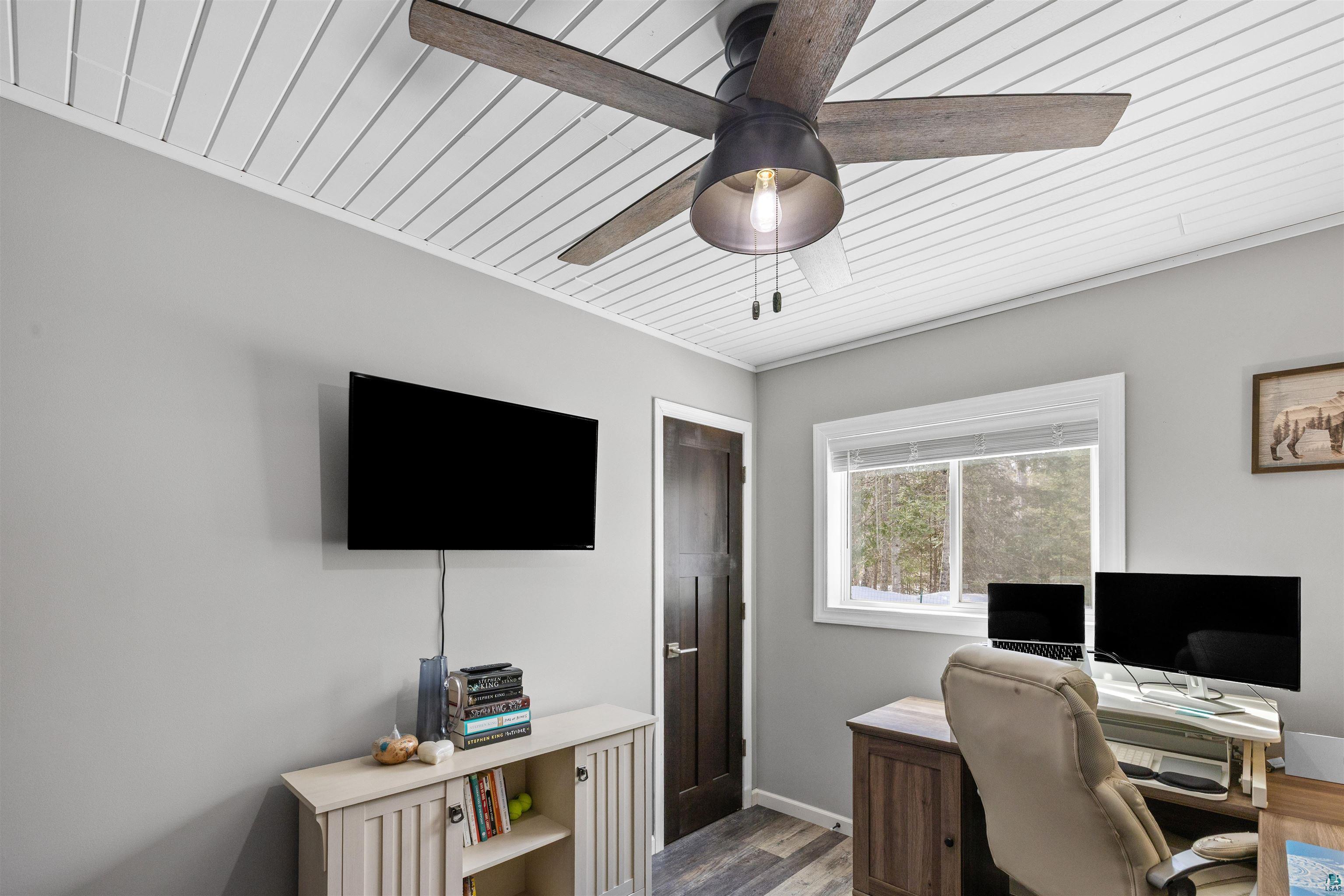13462 Villa Road Ely, MN 55731 - Photo 18 of 68 Office space featuring Lifeproof flooring and wooden ceiling