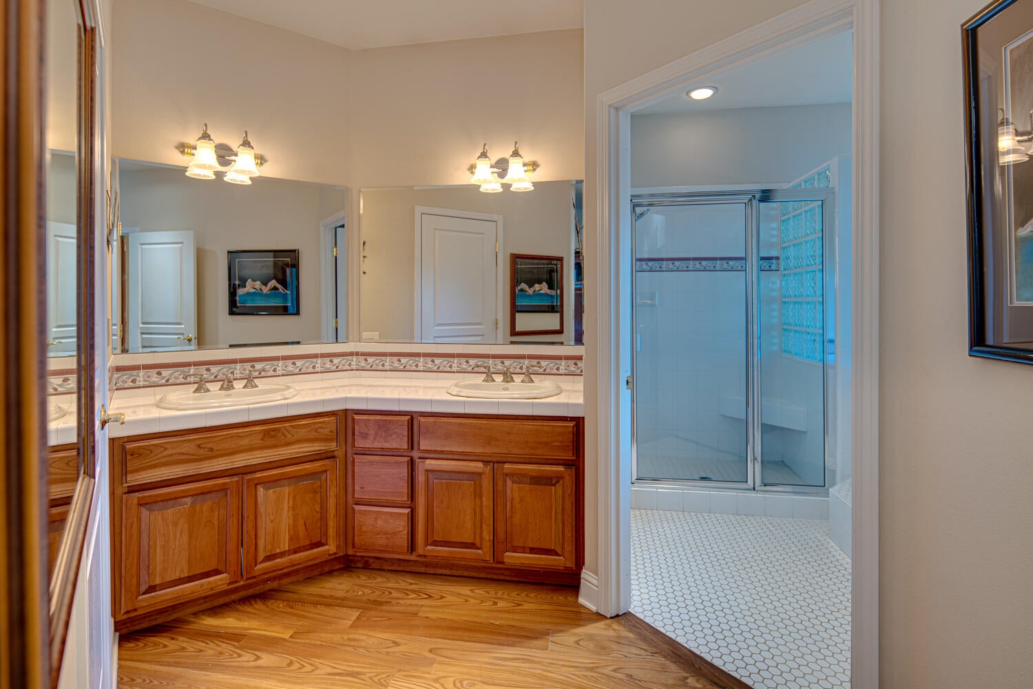 66250 Gerking Market Road Bend, OR 97703 - Photo 29 of 86 Upper level primary en-suite, dual vanity