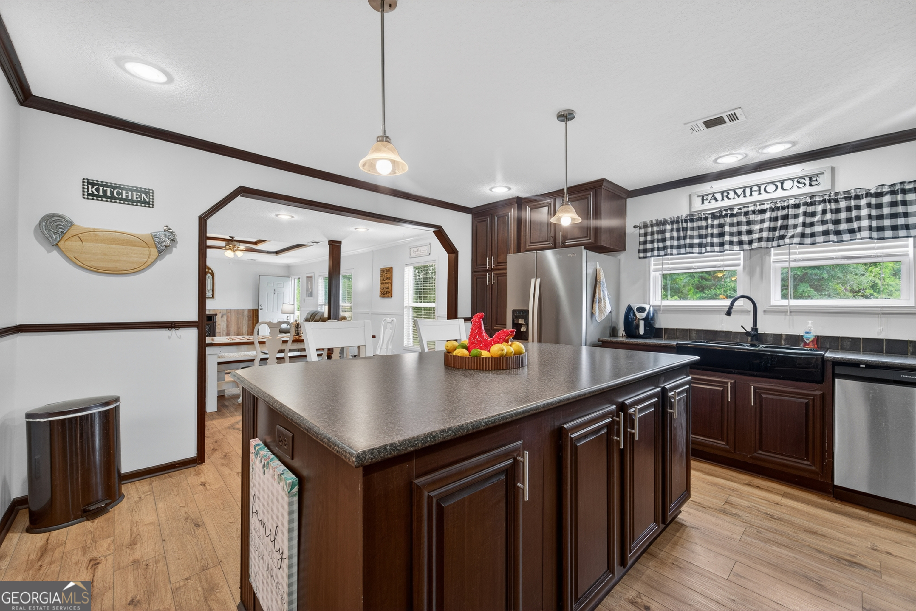 1953 Raybon Road West Hoboken, GA 31542 - Photo 10 of 31 a kitchen with counter space a sink and appliances