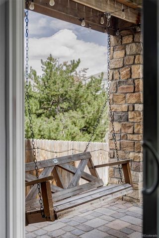 a view of outdoor space with seating area