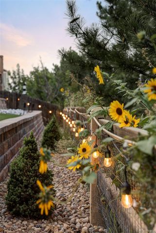 a front view of a building with garden