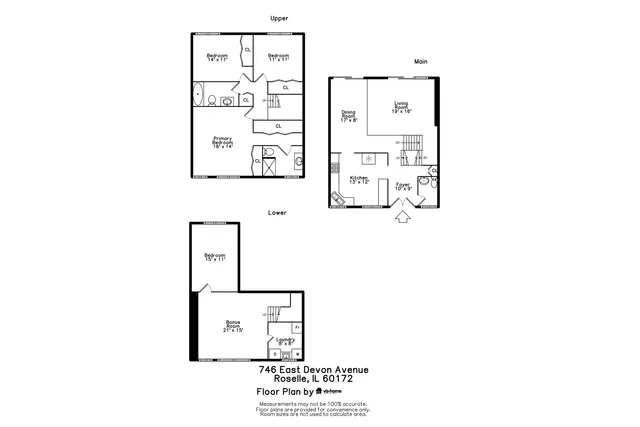 $289,900 | 746 East Devon Avenue, Roselle, IL 60172