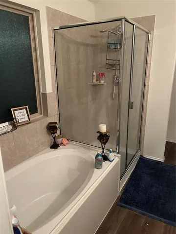 a bathroom with a sink and a tub