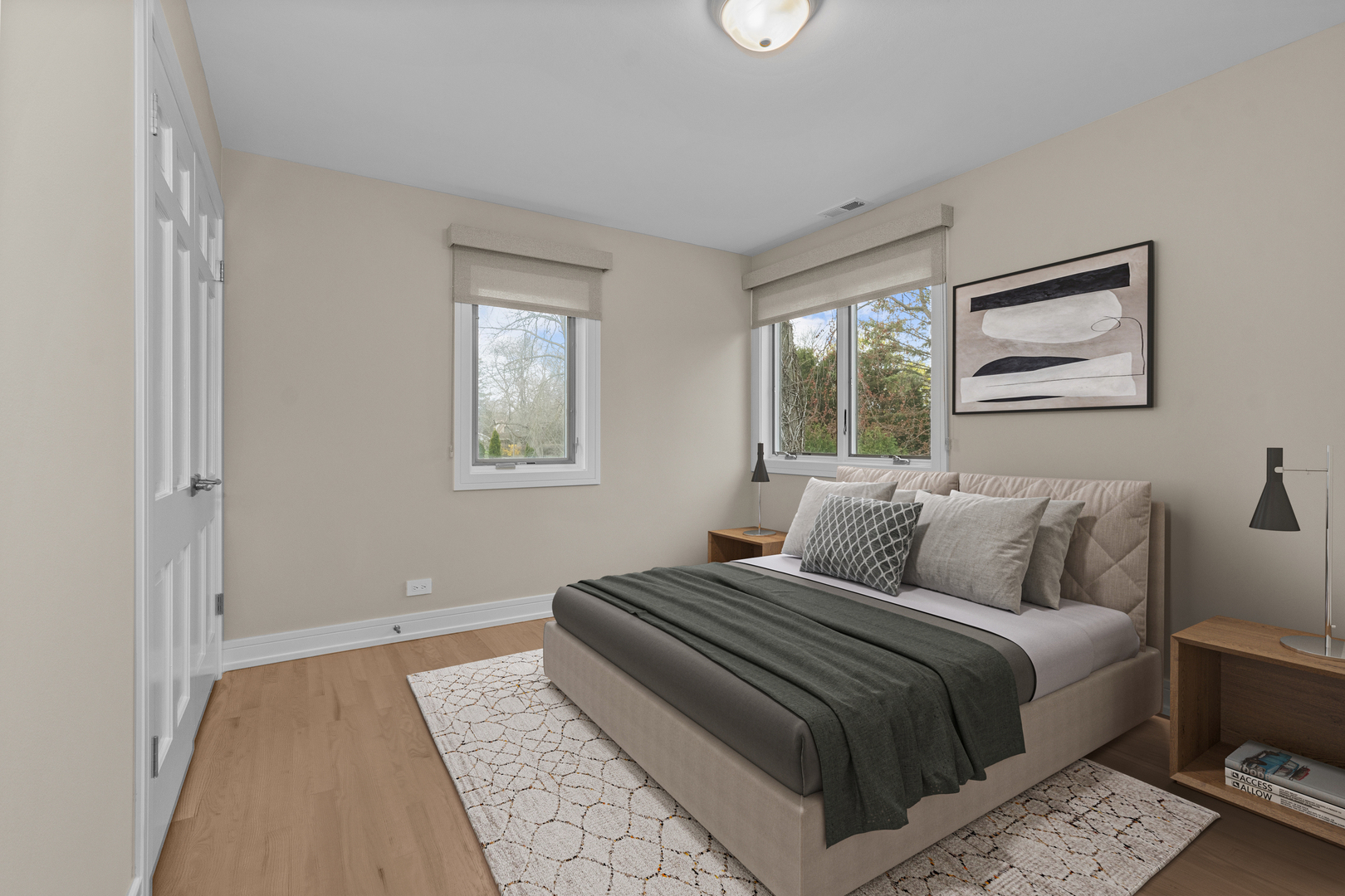 20 Colony Lane Deerfield, IL 60015 - Photo 23 of 33 a bedroom with a large bed and a window