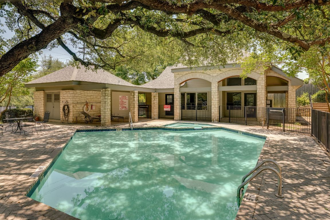 9226 Jollyville Road, Unit 132 Austin, TX 78759 - Photo 21 of 25 View of pool with a patio and a pool with connected hot tub