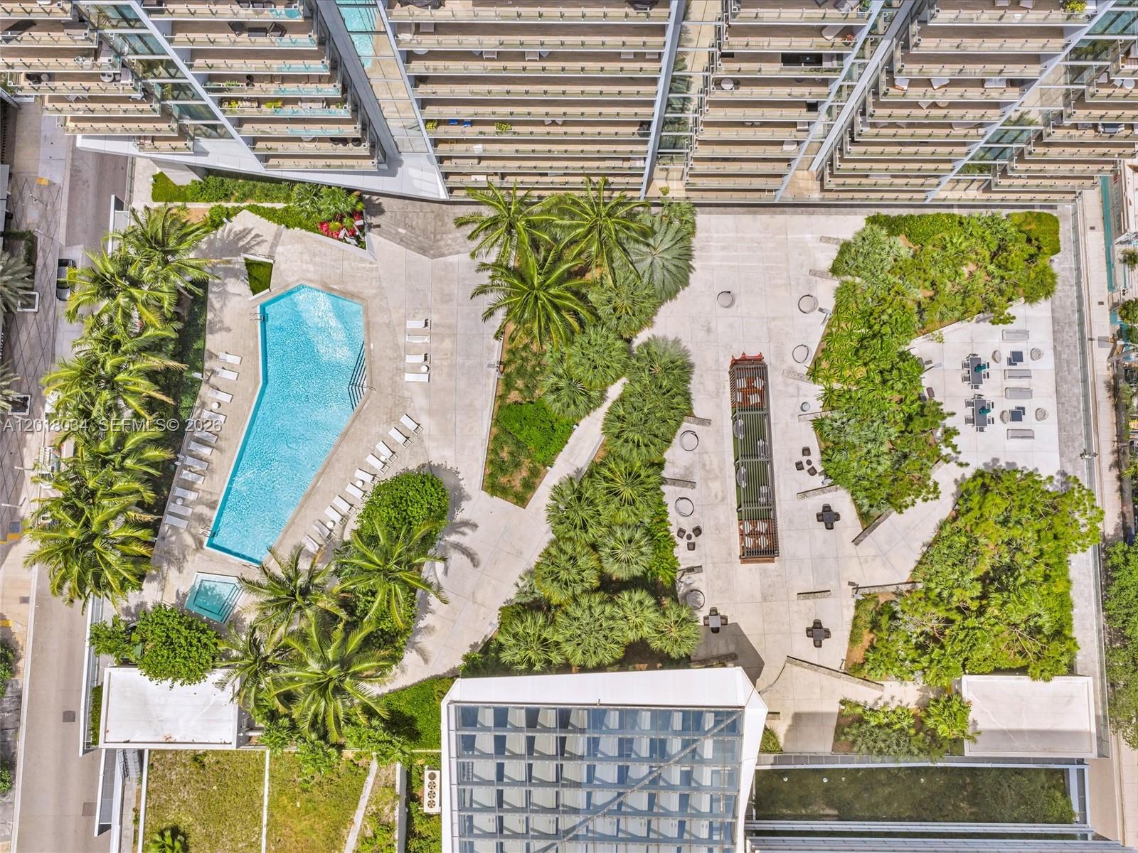 88 Southwest 7th Street, Unit 2011 Miami, FL 33130 - Photo 2 of 55 Fabulous Pool and Sitting Area