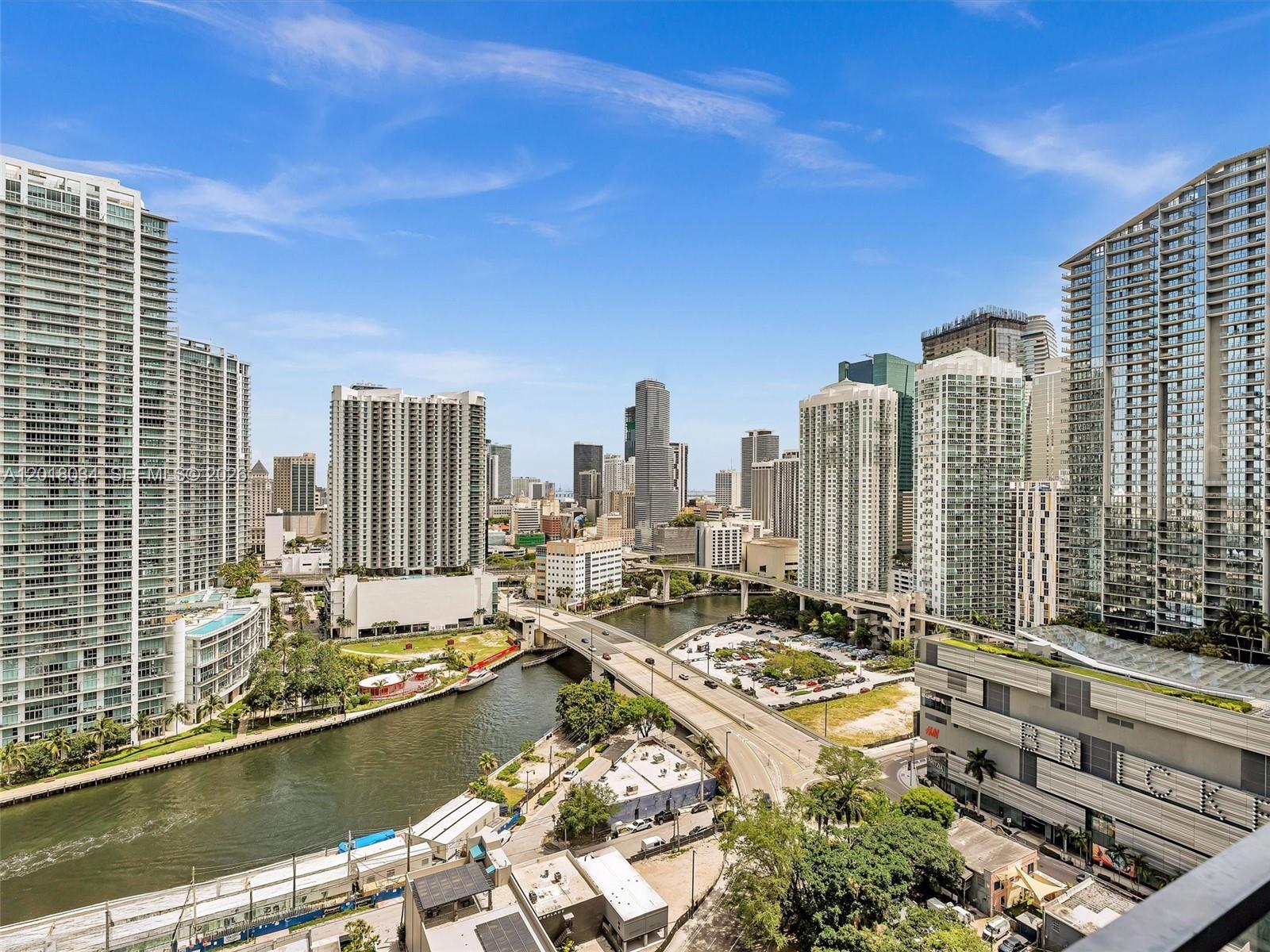 88 Southwest 7th Street, Unit 2011 Miami, FL 33130 - Photo 29 of 55 a view of a city with tall buildings