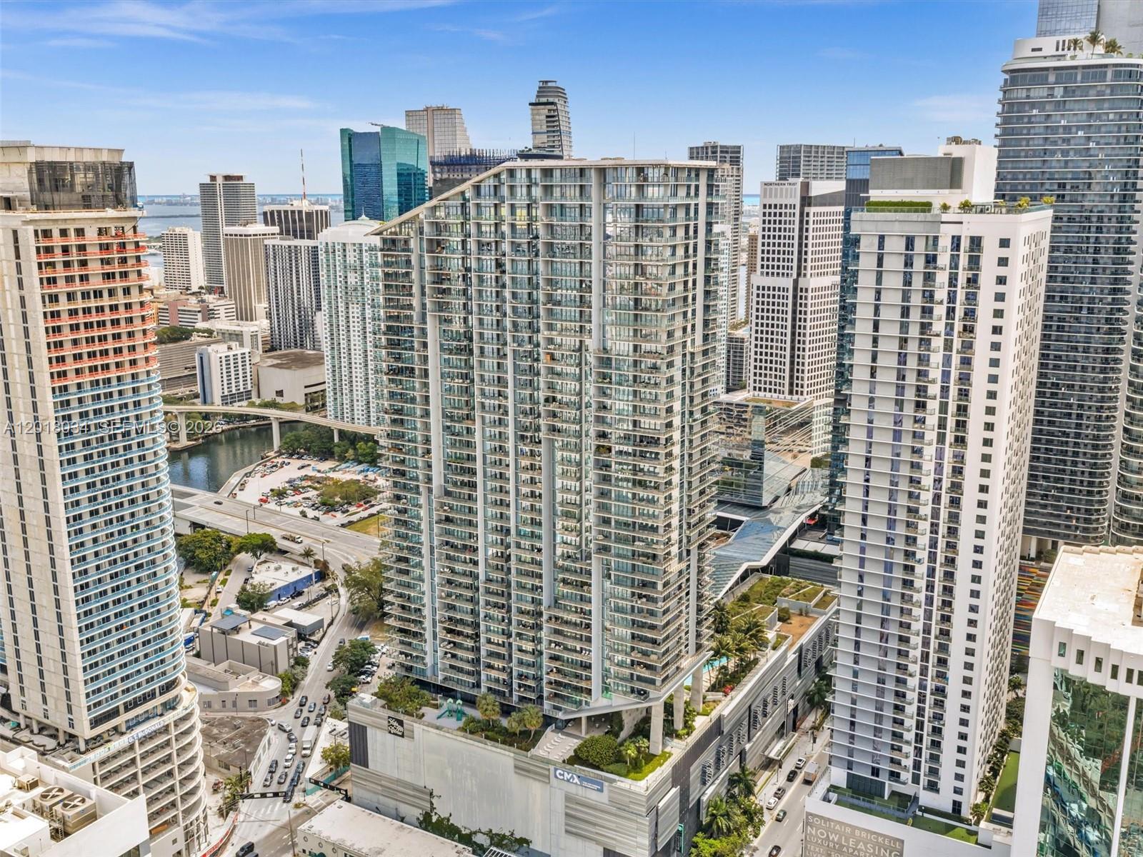 88 Southwest 7th Street, Unit 2011 Miami, FL 33130 - Photo 49 of 55 a view of a city with tall buildings