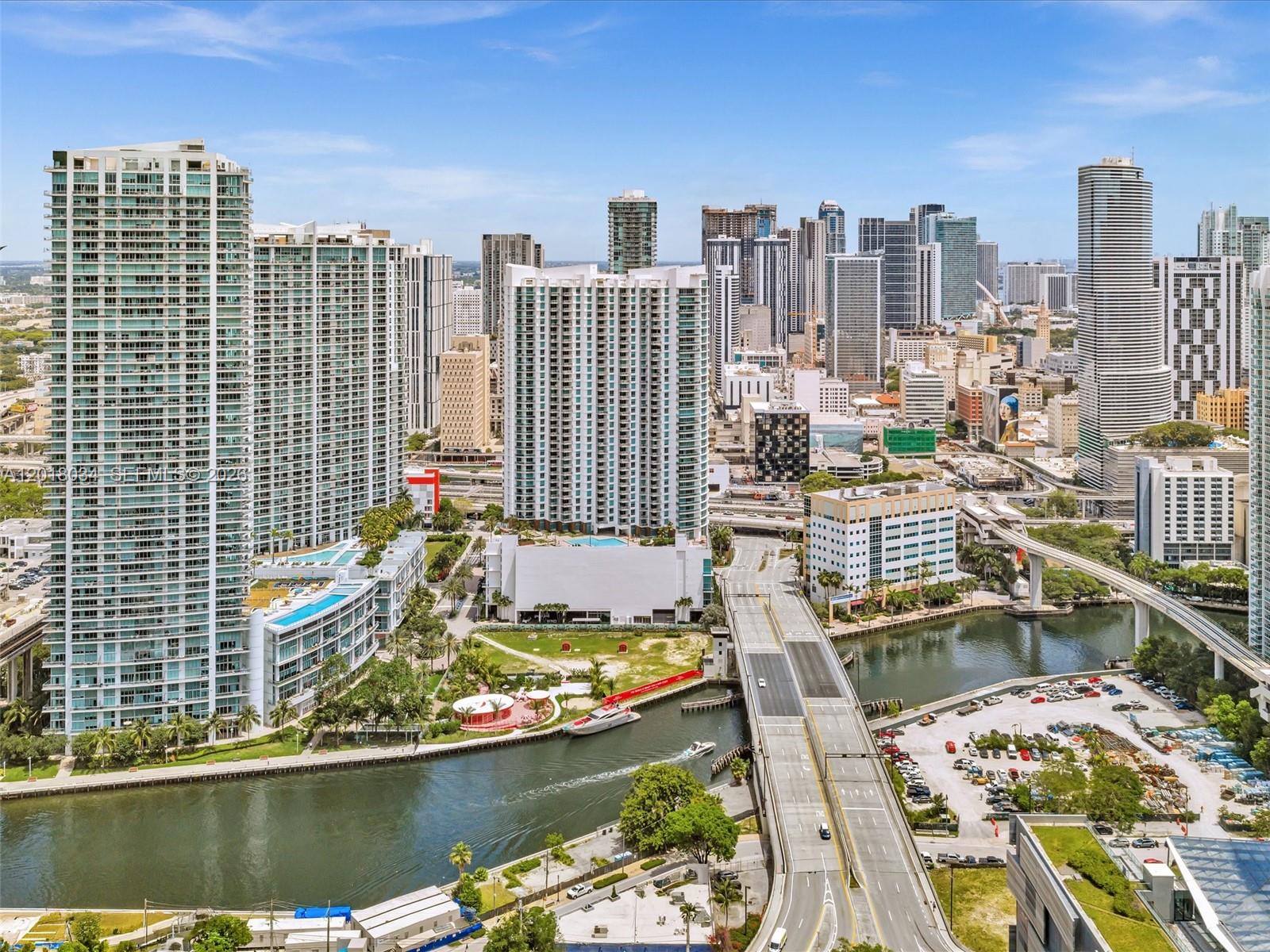 88 Southwest 7th Street, Unit 2011 Miami, FL 33130 - Photo 53 of 55 a view of a city with tall buildings