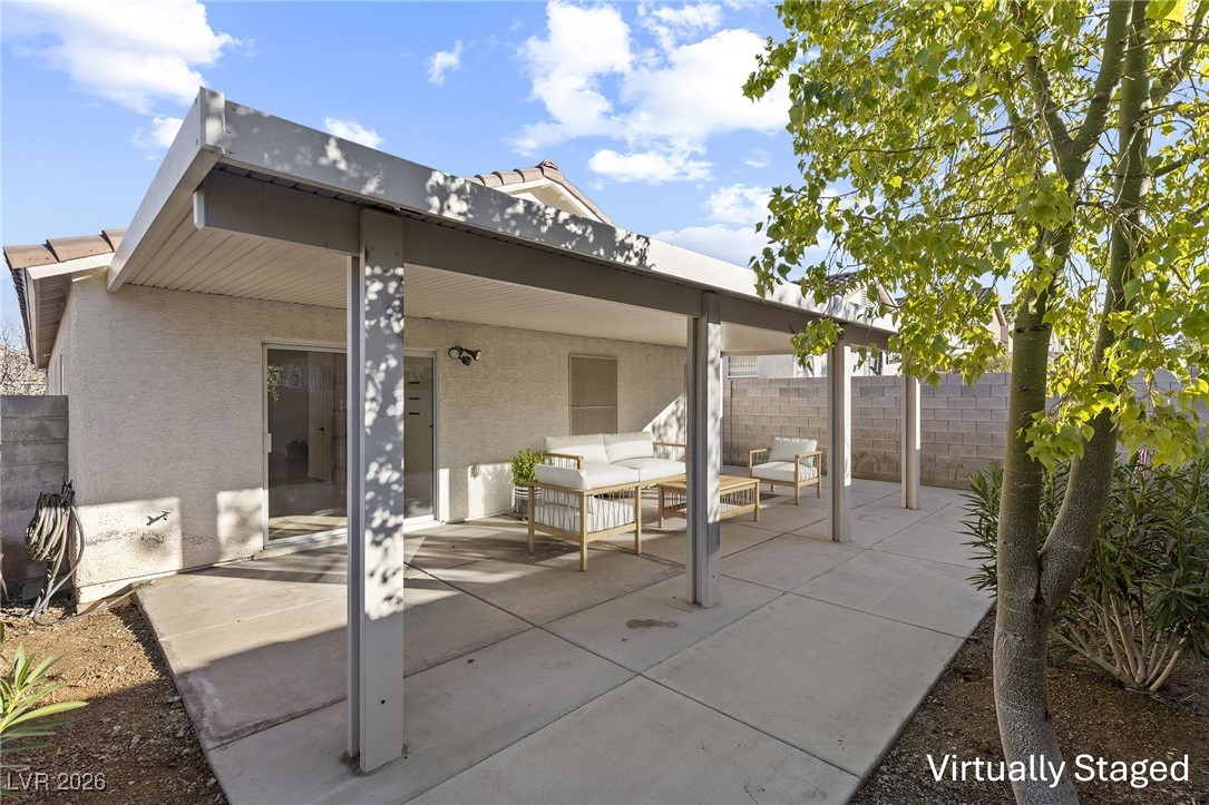 1131 Cathedral Ridge Street Henderson, NV 89052 - Photo 26 of 32 Plenty of space for all your entertaining and relaxing furniture while enjoying the shad
