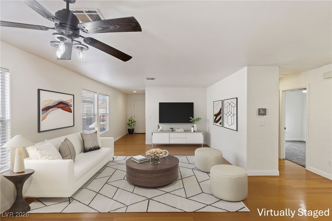 1131 Cathedral Ridge Street Henderson, NV 89052 - Photo 4 of 32 Front living room offers plenty of space for all your furniture