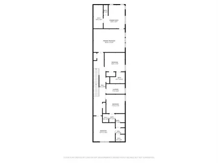 a picture of a room with a white wall and a white building