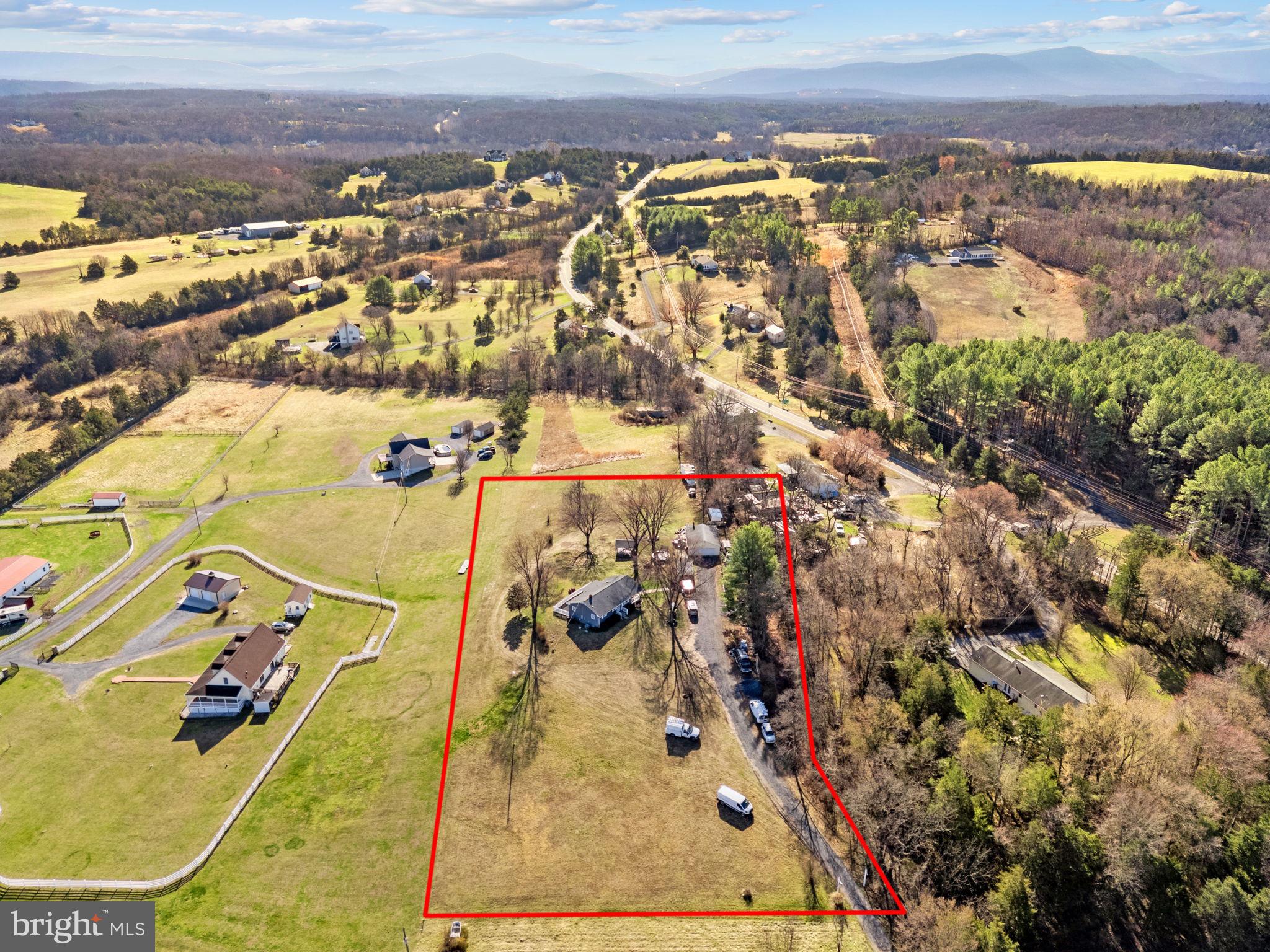 110 Bucks Mill Road Strasburg, VA 22657 - Photo 3 of 53 an aerial view of residential houses with outdoor space