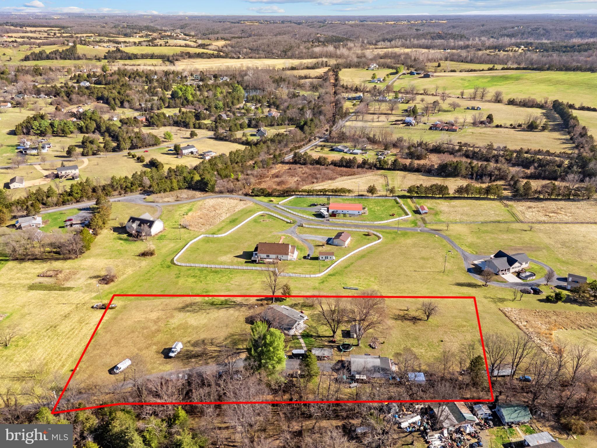 110 Bucks Mill Road Strasburg, VA 22657 - Photo 5 of 53 an aerial view of residential houses with outdoor space