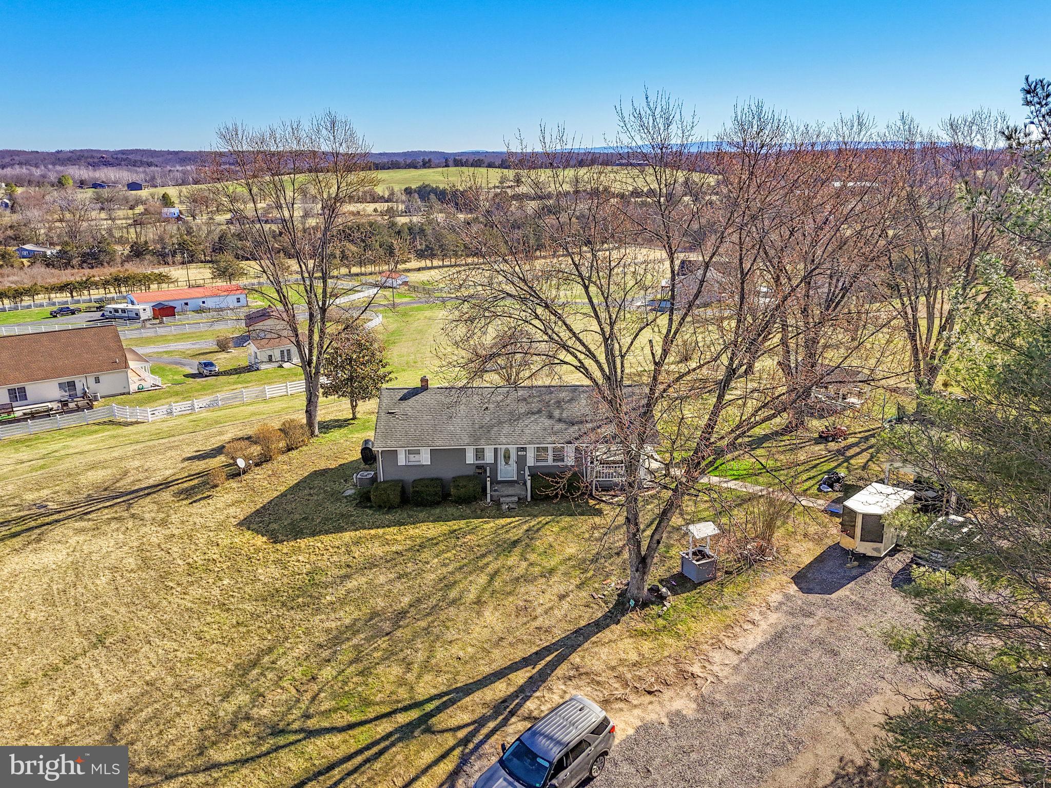 110 Bucks Mill Road Strasburg, VA 22657 - Photo 9 of 53 a view of a yard with wooden fence