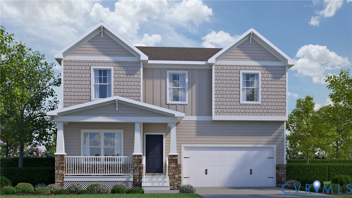 5318 Qualla Trace Chesterfield, VA 23832 - Photo 2 of 35 a front view of a house with garden