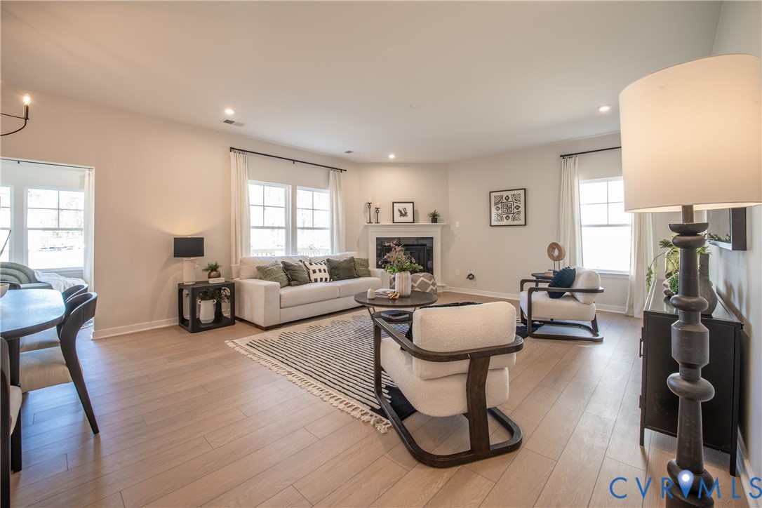 5318 Qualla Trace Chesterfield, VA 23832 - Photo 3 of 35 a living room with furniture and a flat screen tv