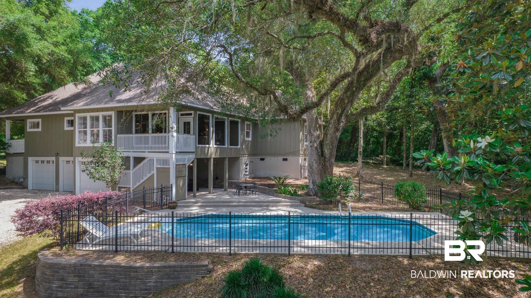 7 Confederate Point Daphne, AL 36527 - Photo 43 of 48 Backyard with pool