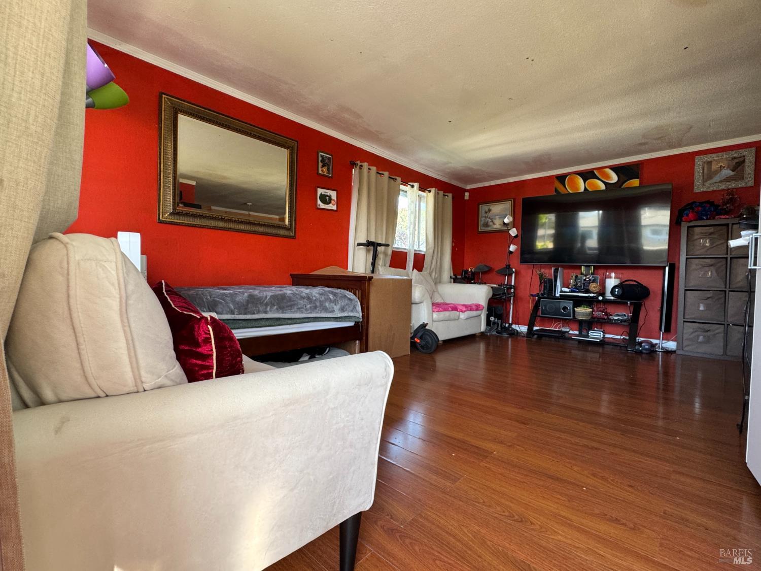 431 Bahia Way San Rafael, CA 94901 - Photo 11 of 46 a living room with furniture and a flat screen tv