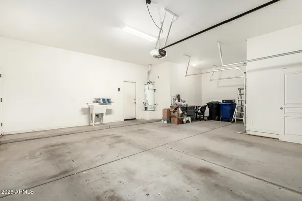 a view of a storage & utility room with wooden floor