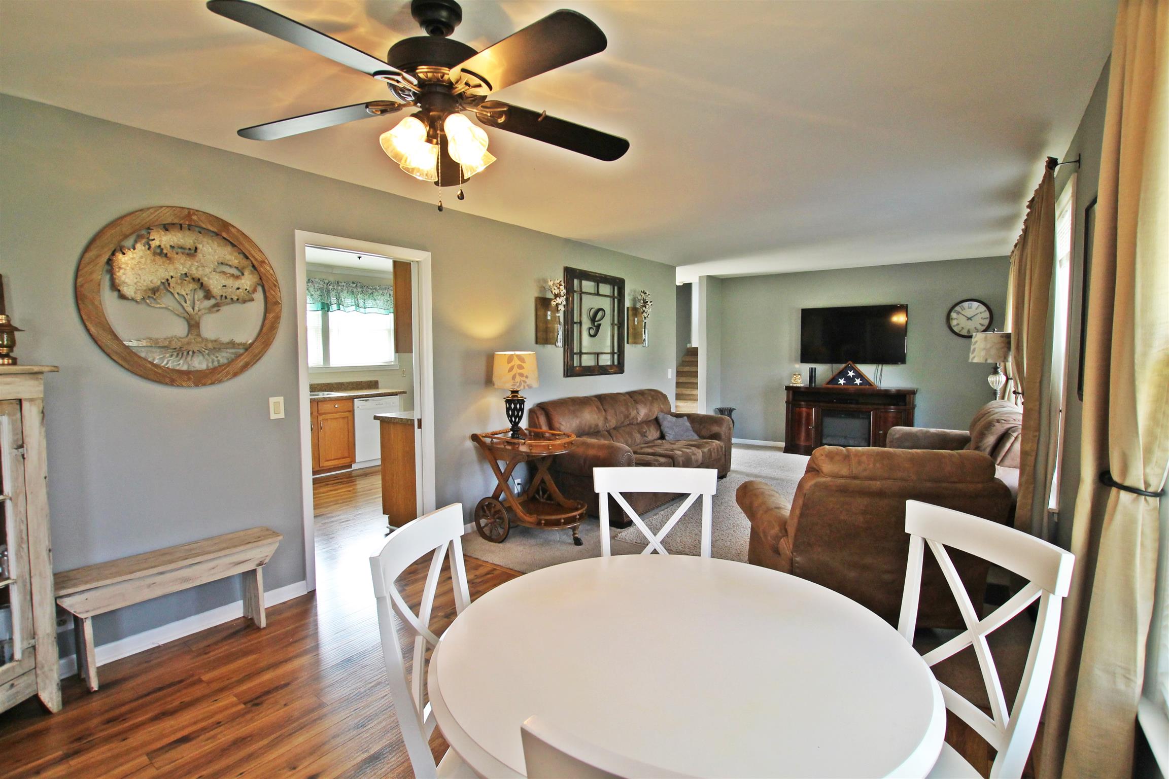 5141 New Chapel Road Springfield, TN 37172 - Photo 8 of 30 a view of a dining room with furniture window and wooden floor