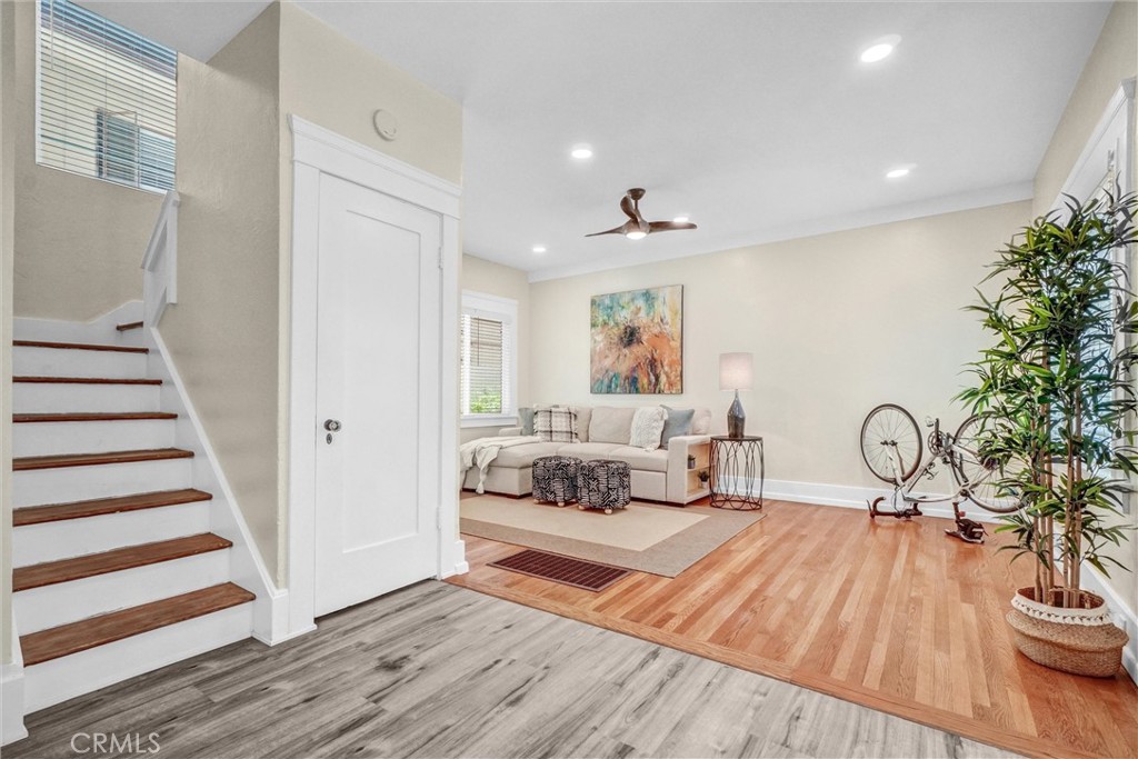 1616 East Ocean Boulevard, Unit 6 Long Beach, CA 90802 - Photo 8 of 37 a bedroom with furniture and wooden floor