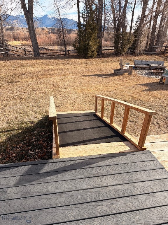 12 Stone Road Silver Star, MT 59751 - Photo 52 of 52 Recent photo update of access ramp to deck