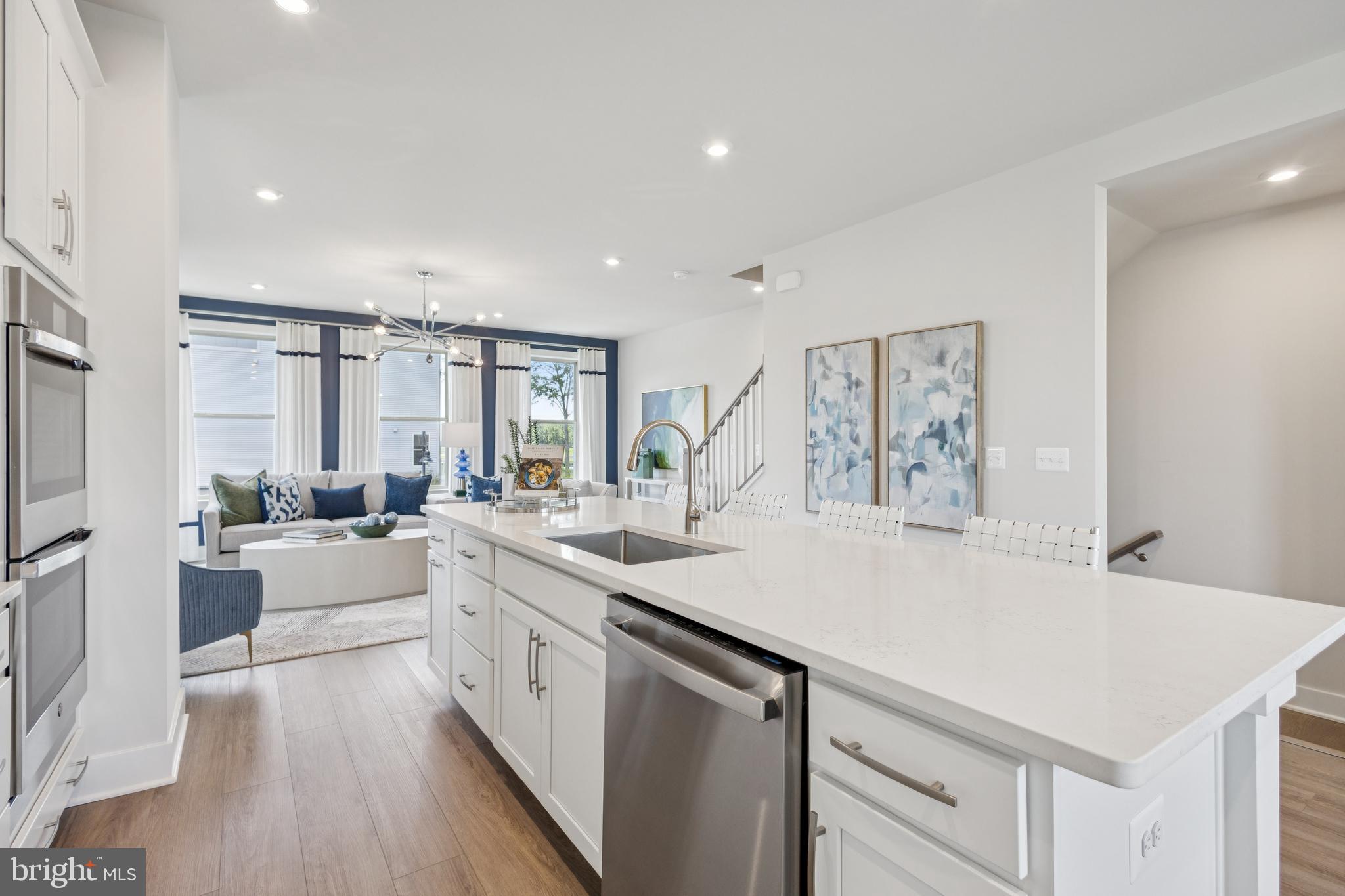 3807 Shale Ridge Road Woodbridge, VA 22193 - Photo 8 of 23 a large white kitchen with a large window
