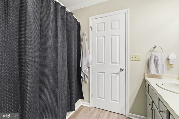 a view of a closet area