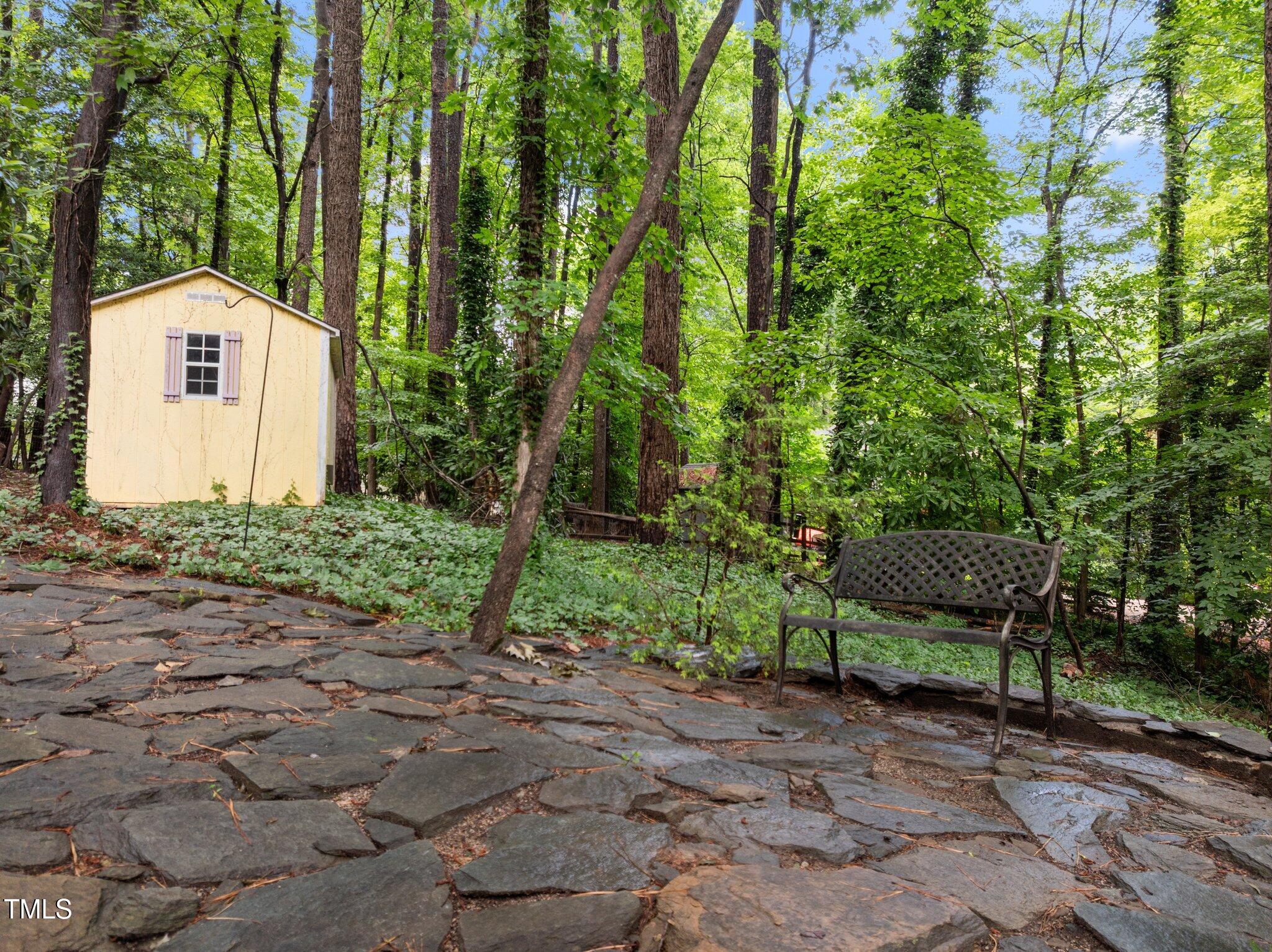 1706 Rangecrest Road Raleigh, NC 27612 - Photo 37 of 43 a view of a backyard