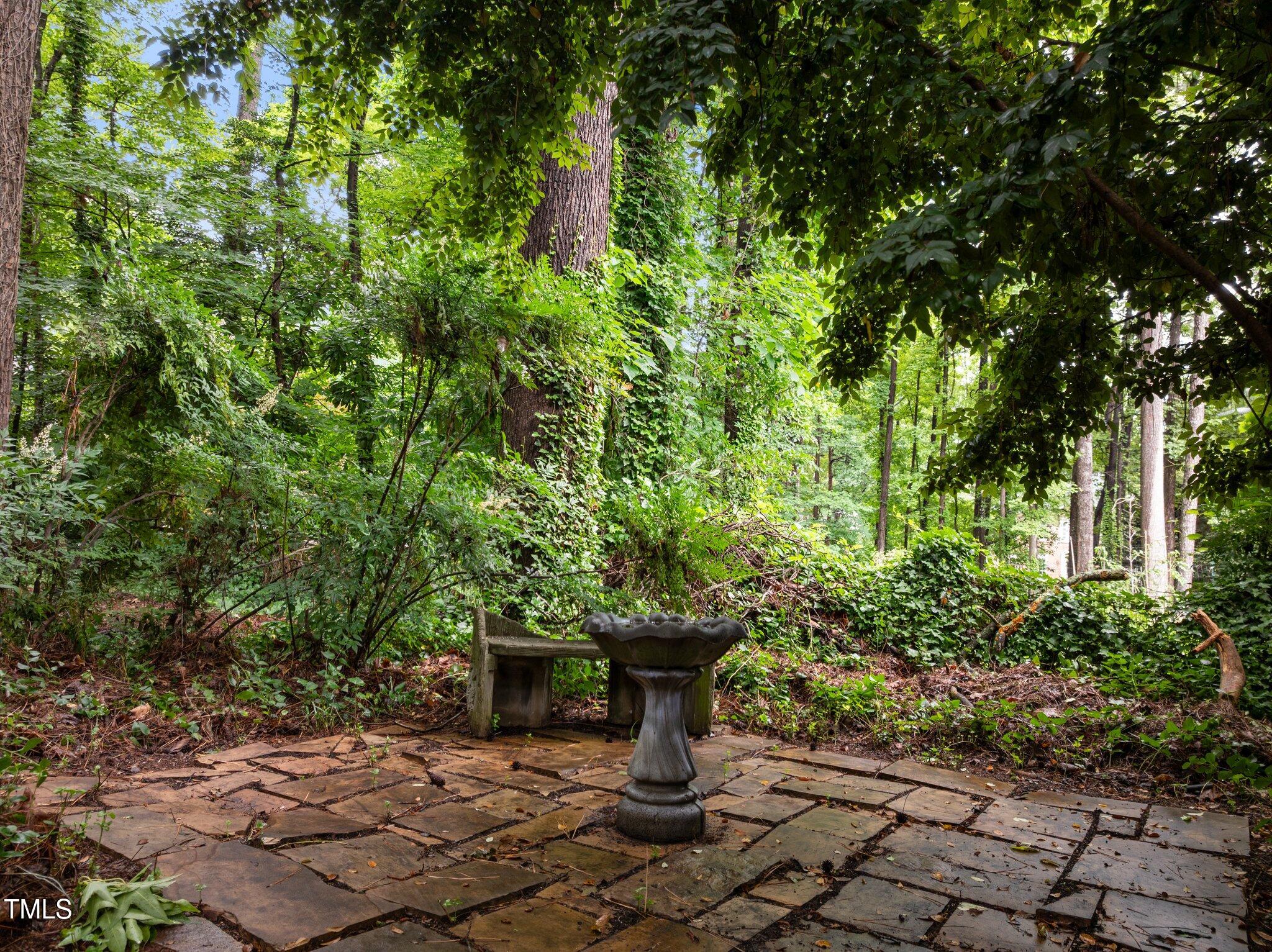 1706 Rangecrest Road Raleigh, NC 27612 - Photo 38 of 43 a view of a garden with plants
