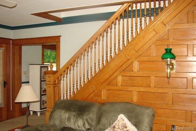3858 North Mill Road Dryden, MI 48428 - Photo 6 of 21 Oak staircase all original.jpg