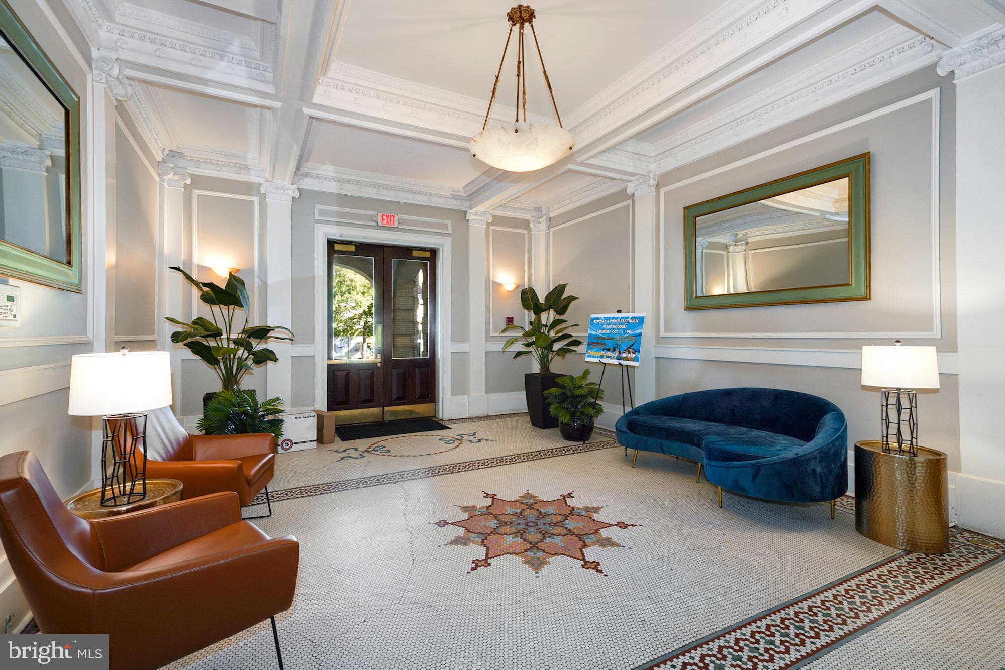 1851 Columbia Road Northwest, Unit 704 Washington, DC 20009 - Photo 14 of 16 Grand foyer of the Woodley