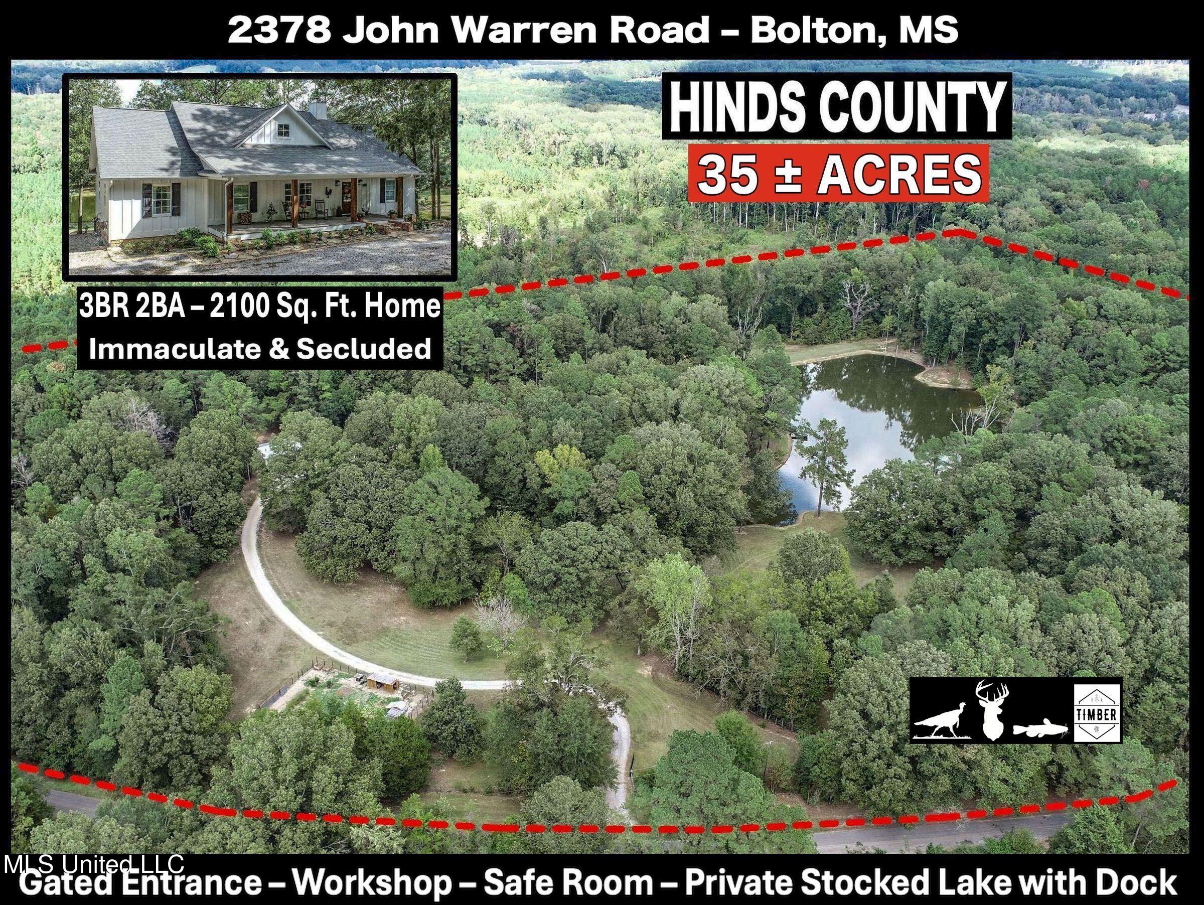 2378 John Warren Road Bolton, MS 39041 - Photo 4 of 153 1hinds1.3
