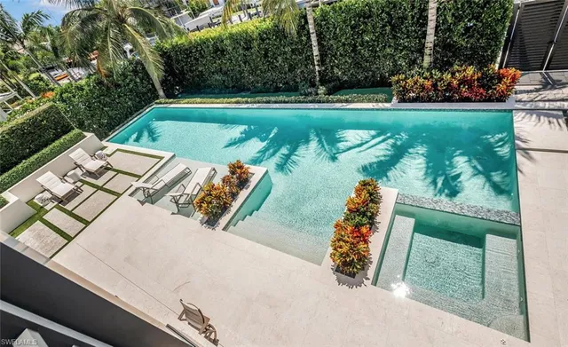 a view of a wooden bridge