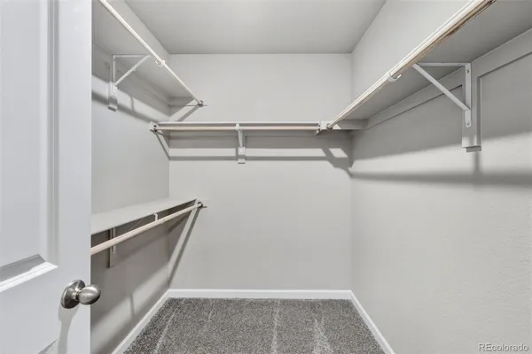 a view of walk in closet